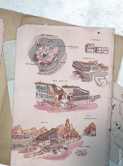 Una pagina di anteprima del numero 0 di "Creepy Past".