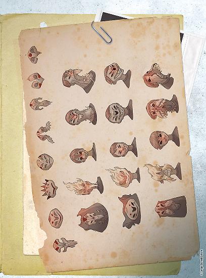 Una pagina di anteprima del numero 0 di "Creepy Past".