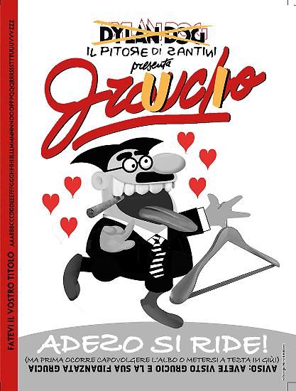 La copertina di "Groucho bufo" di Alfredo Castelli da un'idea di Tiziano Sclavi.