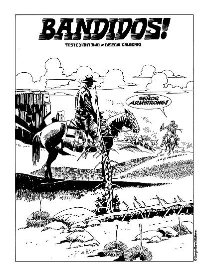 Tavola dallo One-Shot "Bandidos!" (2007).