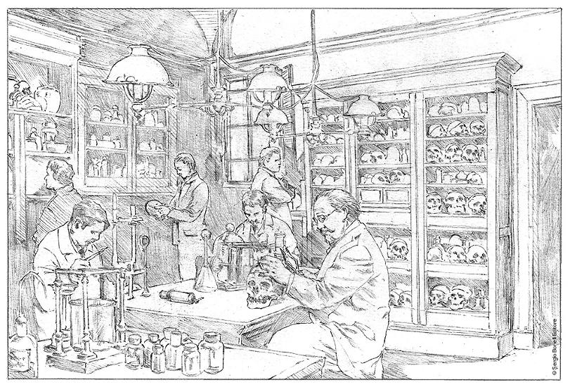 Gli studi di Francesco de Stena per lo studio di Lombroso.