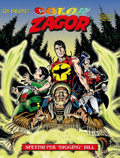 La copertina di "Spettri per "Digging" Bill", Color Zagor n. 6.