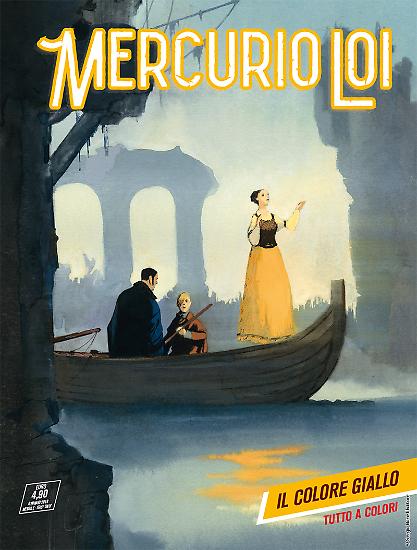 La copertina di Manuele Fior per "Il colore giallo", Mercurio Loi n. 8.