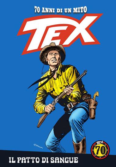 La copertina del primo volume di "Tex 70 anni di un mito".