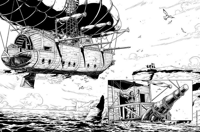 Una tavola di Fabio Babich da Dragonero n. 60, in edicola dal 9 maggio.