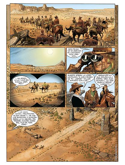Anteprima Tex 2018 - immagine di Corrado Mastantuono, colori di Matteo Vattani