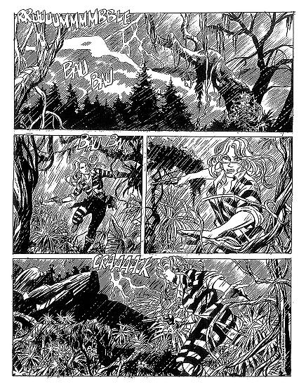 Anteprima Zagor 2018 - una tavola di Mauro Laurenti