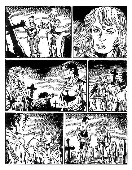 Anteprima Zagor 2018 - una tavola di Mauro Laurenti