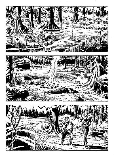 Anteprima Zagor 2018 - una tavola di Marco Verni e Gianni Sedioli