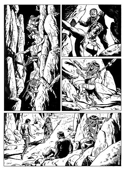 Anteprima Zagor 2018 - una tavola degli Esposito Bros