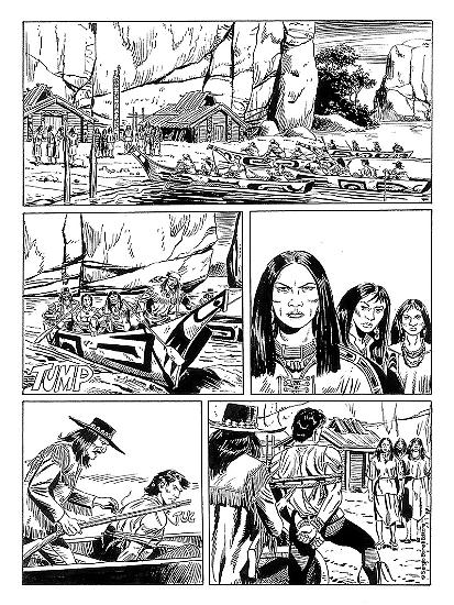 Anteprima Zagor 2018 - una tavola di Domenico e Stefano Di Vitto