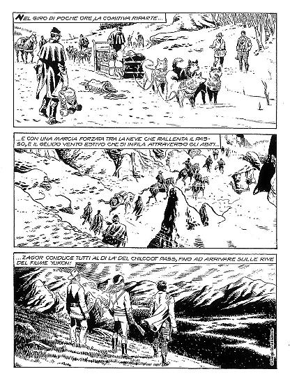 Anteprima Zagor 2018 - una tavola di Marcello Mangiantini