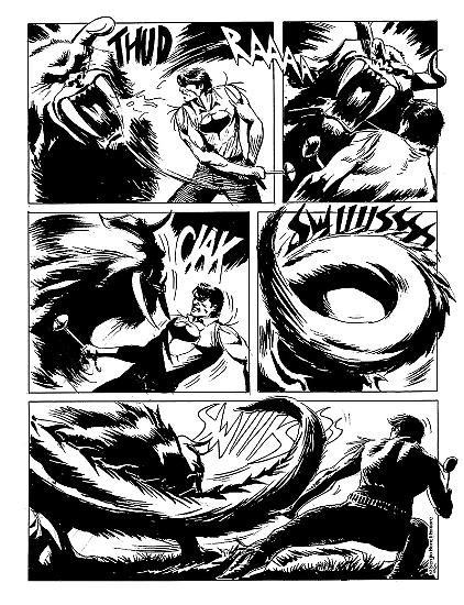 Anteprima Zagor 2018 - una tavola di Emanuele Barison