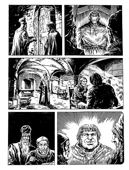 Anteprima Dampyr 2018 - tavola di Fabrizio Longo