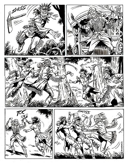Anteprima Zagor 2018 - una tavola di Mauro Laurenti