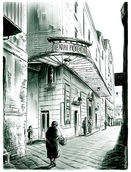 Un'illustrazione di Lucilla Stellato per l'edizione da libreria di "La condanna del sangue".