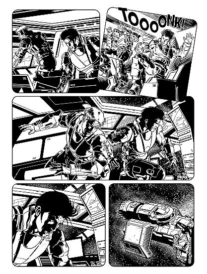 Anteprima Nathan Never 2018 - tavola realizzata da Sergio Giardo