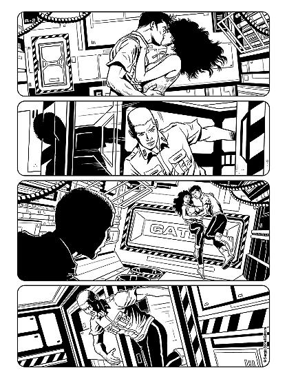 Anteprima Nathan Never 2018 - tavola realizzata da Sergio Giardo