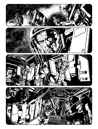 Anteprima Nathan Never 2018 - tavola realizzata da Sergio Giardo