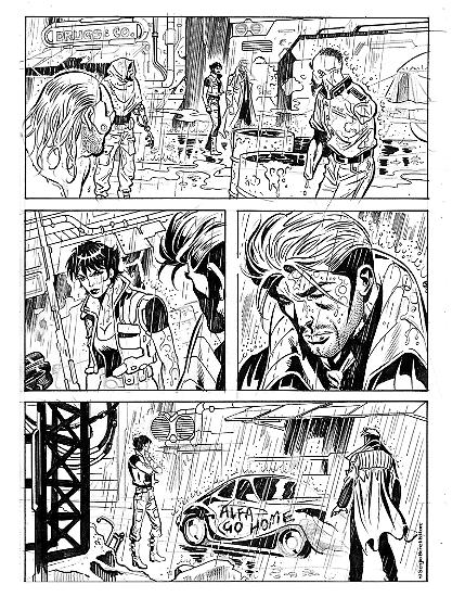 Anteprima Nathan Never 2018 - tavola realizzata da Pietro Vitrano
