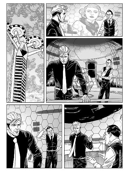 Anteprima Nathan Never 2018 - tavola realizzata da Elena Pianta