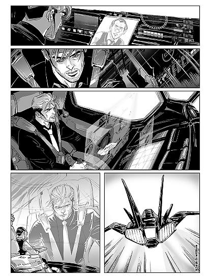 Anteprima Nathan Never 2018 - tavola realizzata da Elena Pianta