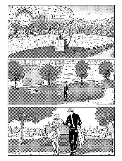 Anteprima Nathan Never 2018 - tavola realizzata da Elena Pianta