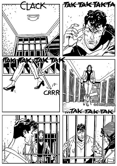 Anteprima Dylan Dog 2018 - tavola realizzata da Franco Saudelli