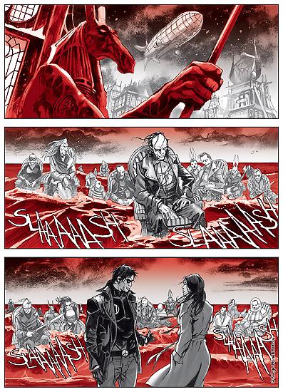 Anteprima Morgan Lost 2018 - tavola di Giovanni Talami, colori Arancia Studio