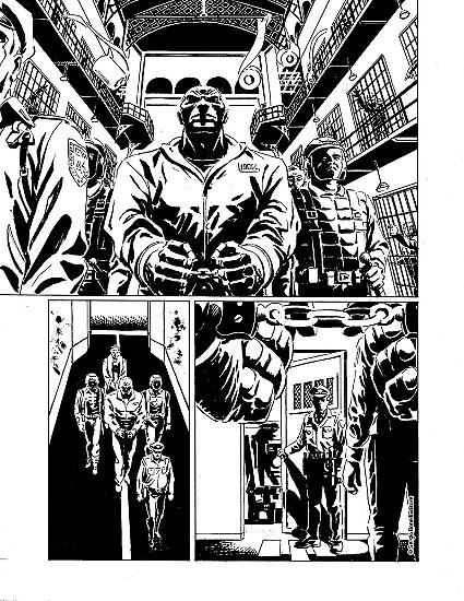 Anteprima Miniserie Nathan Never albo n.1 - tavola di Alessandro Russo
