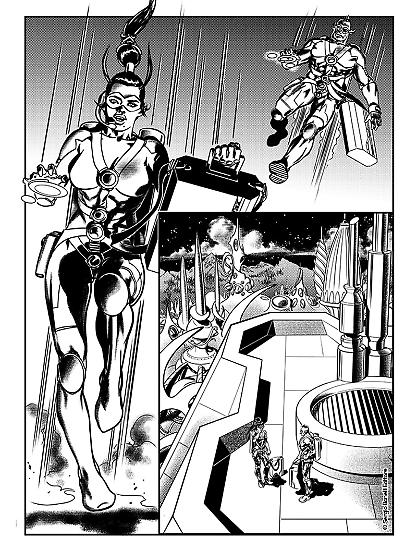 Anteprima Miniserie Nathan Never albo n.3 - tavola di Andrea Bormida