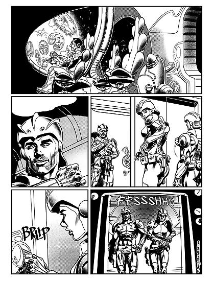 Anteprima Miniserie Nathan Never albo n.3 - tavola di Andrea Bormida