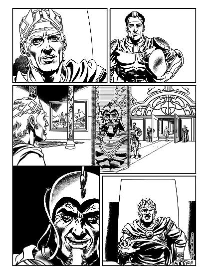 Anteprima Miniserie Nathan Never albo n.3 - tavola di Andrea Bormida