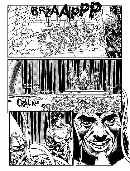 Anteprima Miniserie Nathan Never albo n.3 - tavola di Andrea Bormida