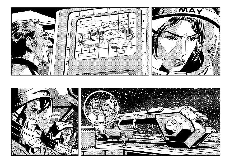 Anteprima Miniserie Nathan Never albo n.4 - tavola di Sergio Giardo