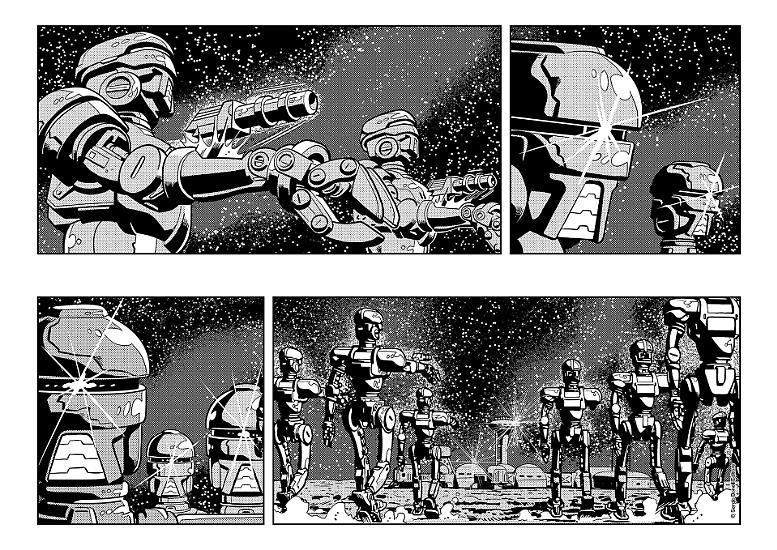 Anteprima Miniserie Nathan Never albo n.4 - tavola di Sergio Giardo