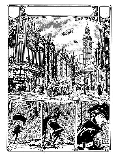 Anteprima Miniserie Nathan Never albo n.5 - tavola di Rosario Raho