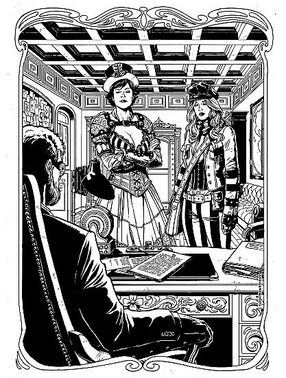 Anteprima Miniserie Nathan Never albo n.5 - tavola di Rosario Raho