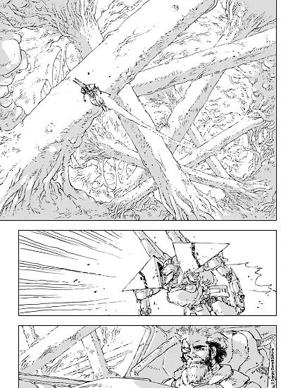 Anteprima Miniserie Nathan Never albo n.6 - tavola di Massimo Dall'Oglio