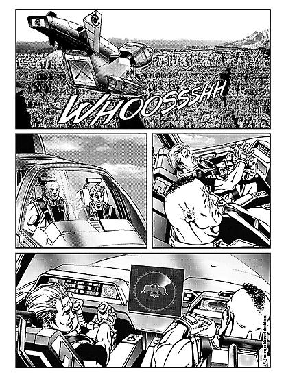 Anteprima Maxi Nathan Never 15 - tavola di Maurizio Gradin