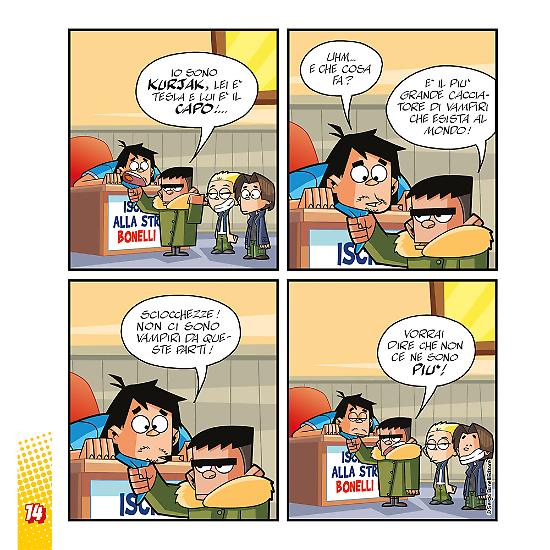 Anteprima Bonelli Kids 2018 - testi Alfredo Castelli, Tino Adamo, Sergio Masperi, disegni Luca Bertelè, colori Manuela Nerolini