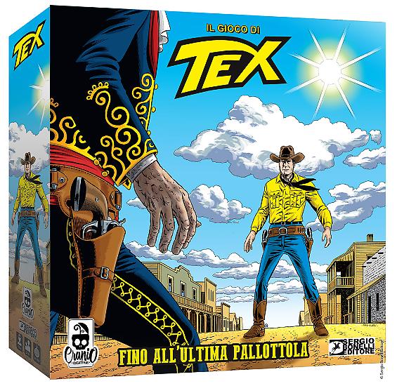 La scatola del Gioco di Tex.