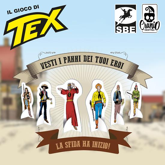 Il Gioco di Tex - I segnaposto dei giocatori.