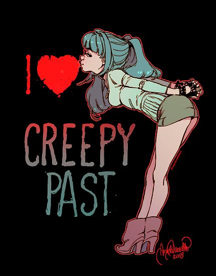Creepy Past - illustrazione di Angela Vianello
