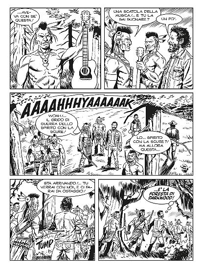 "Il richiamo della foresta" - testi di Michele Masiero e Moreno Burattini, disegni di Walter Venturi