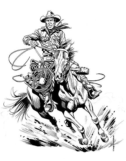 Tex illustrato da Alberto Giolitti