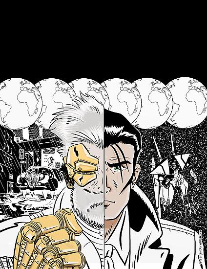 Prova colore per la copertina variant di "Nathan Never: Generazioni" n.1