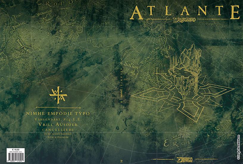 Copertina e quarta di copertina dell'Atlante di Dragonero