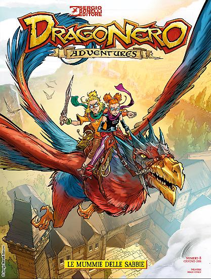 La copertina di Riccardo Crosa per Dragonero Adventures n.8.