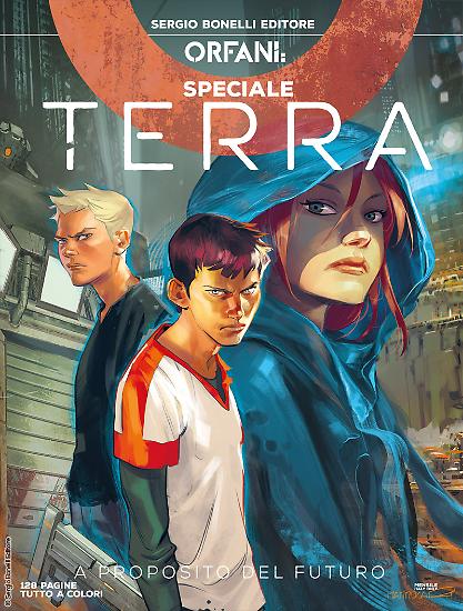 La copertina di Emiliano Mammucari per "A proposito del futuro", Speciale Orfani n.1.